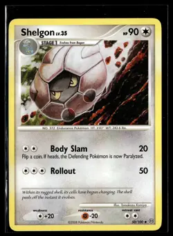Shelgon 50/100 Stormfront Uncommon Pokemon - Image 1