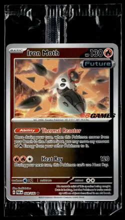 Iron Moth 028/182 Paradox EB Games Promo Rift Rare Pokemon - Image 1