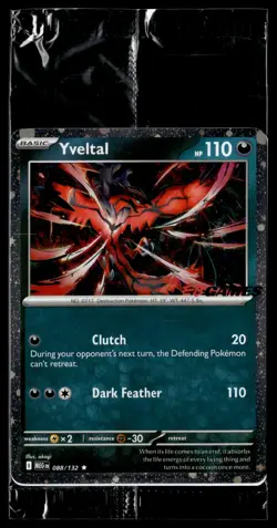 Yveltal 088/132 EB Games Promo Mega Evolution Rare Pokemon - Image 1
