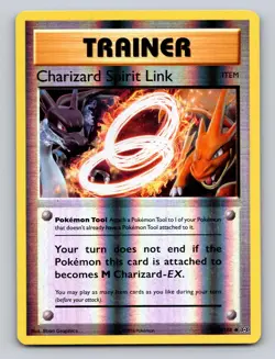 Charizard Spirit Link 75/108 Uncommon Evolutions Pokemon Reverse Holo LP+ - Image 1
