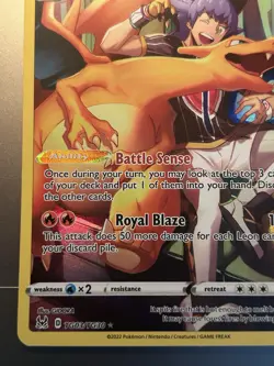 Pokemon TCG Charizard Sword & Shield Lost Origin Trainer Gallery TG03/TG30 Holo - Image 4