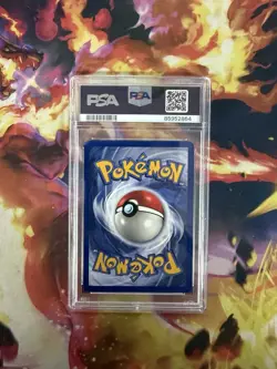 Pokemon Fossil Hitmonlee 22/62 1st Edition Regular Rare PSA 9 - Image 2