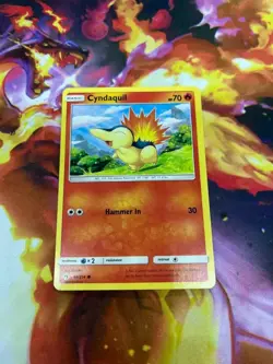Cyndaquil 40/214 Sm-Lost Thunder Regular NM-Mint Pokemon Card TCG - Image 1