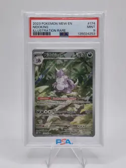 Pokemon SV Scarlet & Violet 151 Illustration Rare Nidoking 174/165 PSA 9 MINT - Image 1