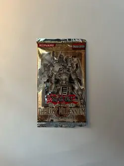 Yugioh The Lost Millennium 2005 Unlimited Booster Pack Factory Sealed - Image 1