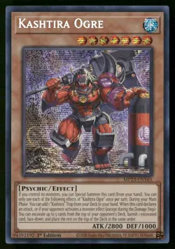 Kashtira Ogre MP23-EN165 Prismatic Secret Rare Yu-Gi-Oh 1st Edition Near Mint - Image 1