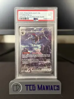 Pokemon TCG Hydreigon EX Sir White Flare Card 169/086 English Edition PSA 9 - Image 1