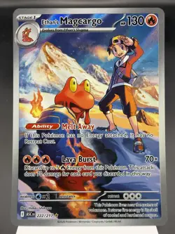 Ethan’s Magcargo 222/217 - Illustration Rare - Ascended Heroes Pokemon Card MINT - Image 1