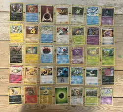 35 Pokemon Card Lot Umbreon Reverse Holo Pikachu Era Trainers Mixed Set - Image 1