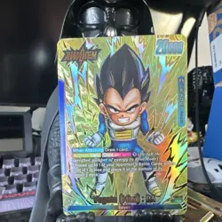 Dragon Ball Super Card Game FS07 Bandai Vegeta Leader Lot Awaken Foil 2 Cards - Image 1