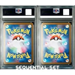PSA 10 Plusle Minun AR SV3a Raging Surf Sequential Set Pokemon Card Japan A673 - Image 2