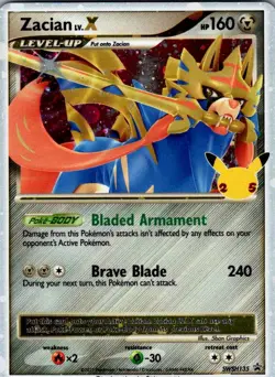Zacian LV. X - Promo SWSH: Sword & Shield Promo Cards SWSH135 LP - Image 1