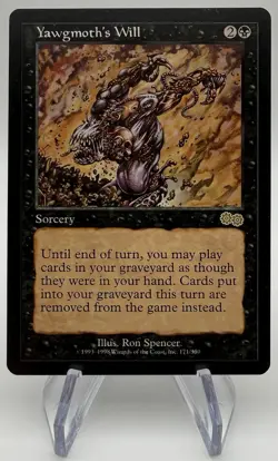 MTG Yawgmoth's Will - Urza's Saga (USG) NM/NP - Image 1