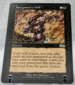 MTG Yawgmoth's Will - Urza's Saga (USG) NM/NP - Image 2