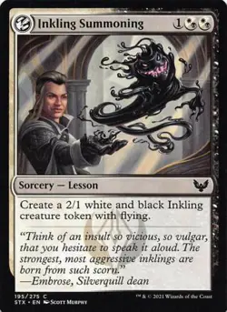 x4 Inkling Summoning 195/275 Strixhaven: School of Mages Magic - Image 1