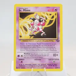 Pokemon TCG - Mr. Mime 22/64 Jungle Rare WOTC 1999 - EXC/NM - Spanish - Image 2