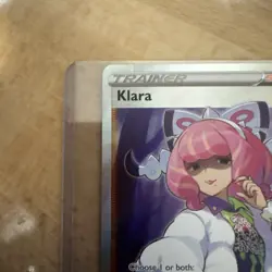 Pokemon Card TCG - Klara SWSH302 Full Art Trainer Sword & Shield Promo Near Mint - Image 2