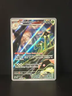 Toedscruel 185/182 Pokemon Paradox Rift Illustration Rare Full Art Holo NM - Image 1