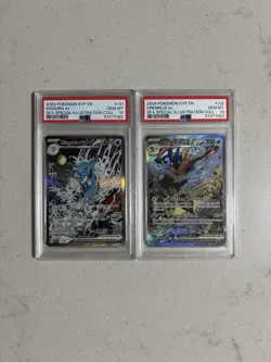 Sequential PSA 10 Kingdra EX #131 Greninja EX #132 Pokemon Scarlet Violet Promo - Image 1