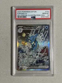 Sequential PSA 10 Kingdra EX #131 Greninja EX #132 Pokemon Scarlet Violet Promo - Image 3