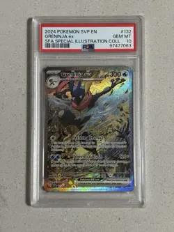 Sequential PSA 10 Kingdra EX #131 Greninja EX #132 Pokemon Scarlet Violet Promo - Image 5