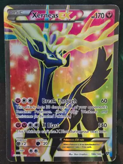 Xerneas EX 146/146 Ultra Rare XY HP Pokemon - Image 1