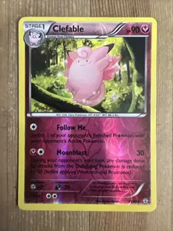 Pokemon TCG CLEFABLE 51/83 Generations Reverse Holo LP - Image 1