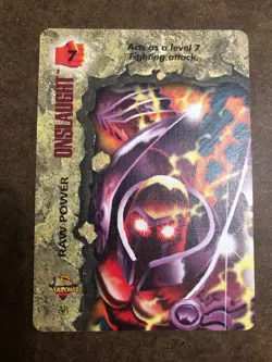 Onslaught : Raw Power Special Card - OverPower Promo - Marvel 1996 - Image 1