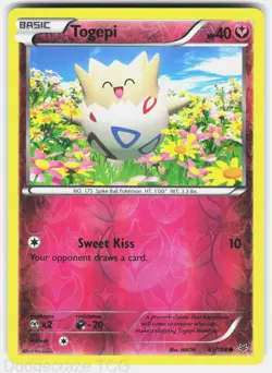 Togepi 43/108 Common Roaring Skies Pokemon Reverse Holo NM - Image 1