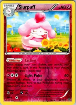 Slurpuff 69/119 Phantom Forces Pokemon Reverse Holo Near Mint - Image 1