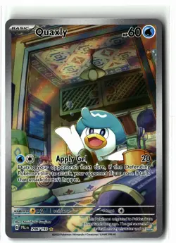 2023 Quaxly ⭐ 206/193 Illustration Rare Paldea Evolved Pokemon NM - Image 1