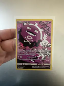 Pokemon TCG Koffing Holo Secret Rare Cosmic Eclipse 243/236 - Image 2
