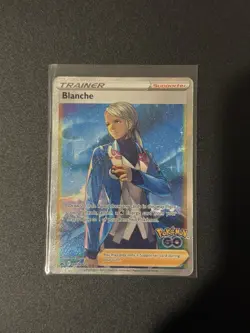 Blanche SWSH227 Black Star Promo Pokemon GO Pokemon Card NM - Image 1