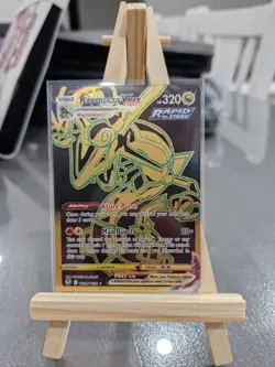 Pokemon TCG Cards Rayquaza VMAX TG29/TG30 Silver Tempest Gold Secret Rare NM - Image 1