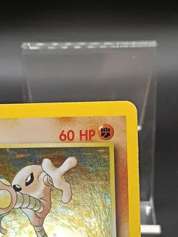 HITMONLEE Fossil Unlimited Holo 7/62 Pokemon Card A02 - Image 4
