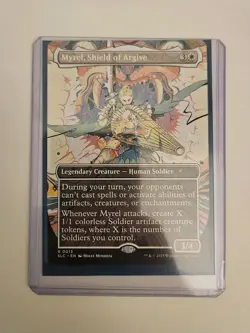 MTG Myrel, Shield of Argive - Secret Lair: An Encyclopedia of Magic - Image 1