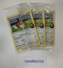 Eevee On The Ball Card Futsal Promo Pokemon Factory Sealed - Image 2