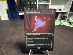 Lightning Greaves FOIL MTG Viva Las Rakdos Secret Lair - Image 1