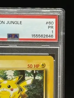 1999 Pokemon Jungle - Pikachu 60/64 1st Edition - PSA 1 - Image 2