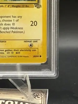 1999 Pokemon Jungle - Pikachu 60/64 1st Edition - PSA 1 - Image 5