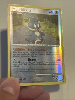 Pokemon TCG Munchlax 33/130 Diamond and Pearl Reverse Holo Card - Image 3