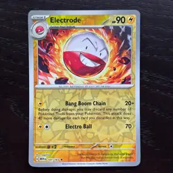 Electrode 101/165 Pokemon 151 Scarlet & Violet Reverse Holo Rare NM - Image 1