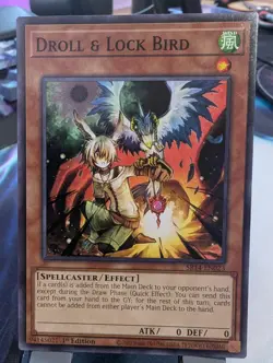 YuGiOh! Droll & Lock Bird SR08-EN021/SR14-EN023 MIXED SET COMMON 1st Ed - Image 1