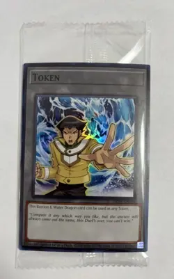 Bastion & Water Dragon TKN5-EN038 Yugioh Token Burst Protocol Promo Card Sealed - Image 1