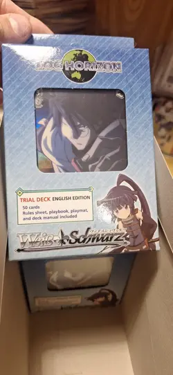 Weiss Schwarz Log Horizon Trial Deck Lot (4 Sealed Decks) English Edition – OOP - Image 3