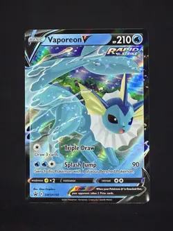 Vaporeon V Promo SWSH: Sword & Shield Promo Cards SWSH150 NM - Image 1