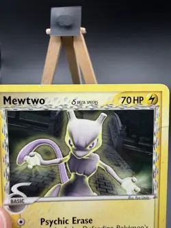 Mewtwo Delta Series 24/110 EX Holon Phantoms Pokemon Card HP - Image 2