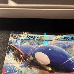 DMG Small Crease 2015 Kyogre EX XY41 PROMO Ultra Rare Pokemon Card TCG - Image 2