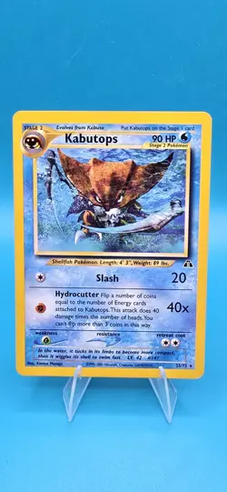 Kabutops Card 25/75 Non Holo Pokemon TCG Neo Discovery NM Card B14 - Image 1