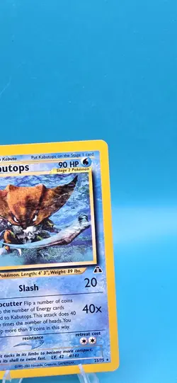 Kabutops Card 25/75 Non Holo Pokemon TCG Neo Discovery NM Card B14 - Image 3